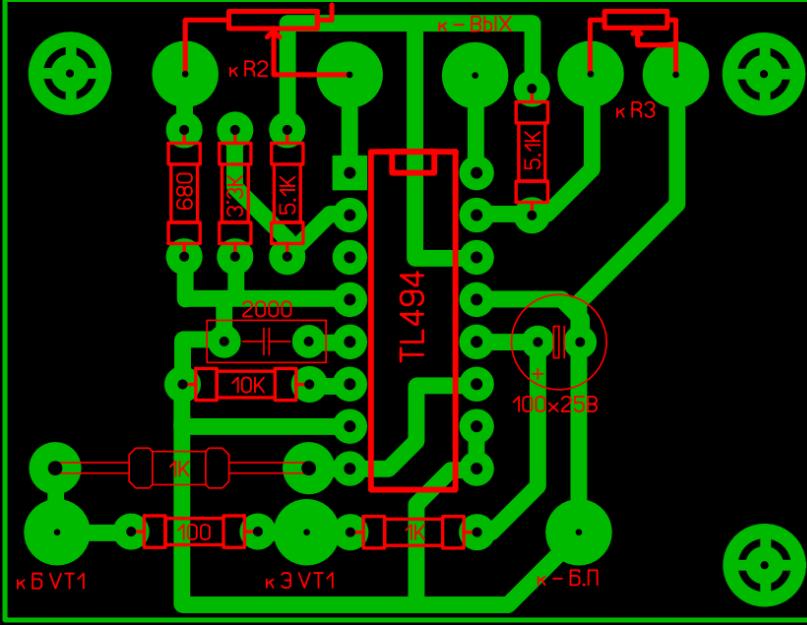 Зарядное устройство на tl494 полевом транзисторе. Зарядное устройство для автомобильного аккумулятора на TL494